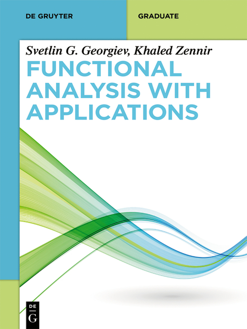 Upplýsingar um Functional Analysis with Applications eftir Svetlin G. Georgiev - Biðlisti